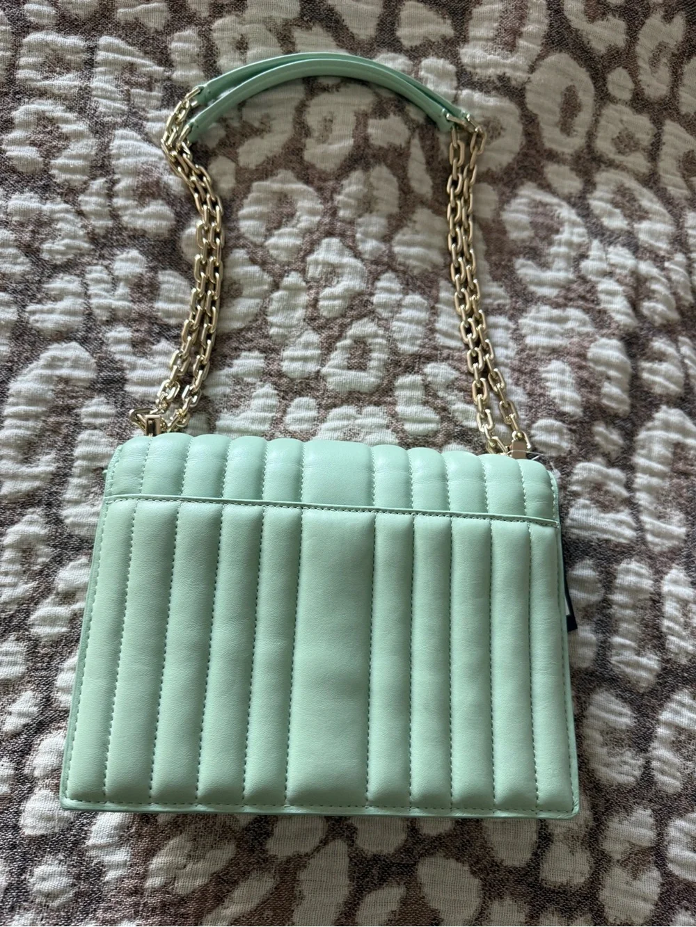 kate spade quilted mint